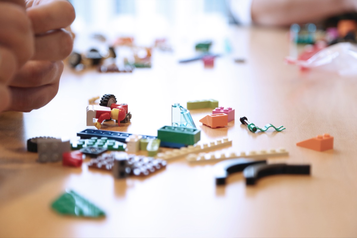 LEGO® SERIOUS PLAY®-Modelle in einer Workshop-Situation